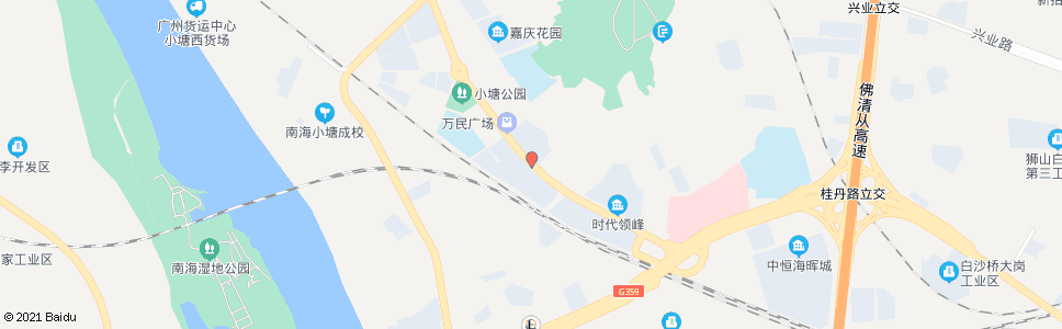 佛山西堤国际(上林苑)_公交站地图_佛山公交_妙搜公交查询2025