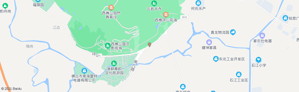 佛山蓼江村_公交站地图_佛山公交_妙搜公交查询2024