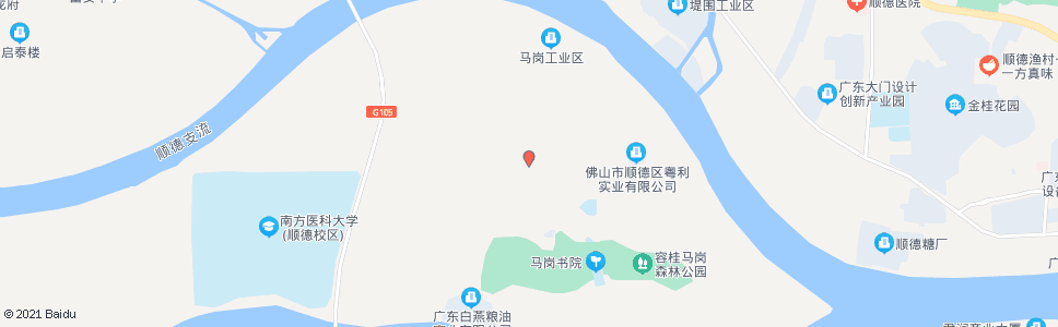 佛山马岗市场_公交站地图_佛山公交_妙搜公交查询2024