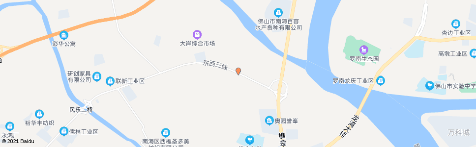 佛山大岸南坊村_公交站地图_佛山公交_妙搜公交查询2025