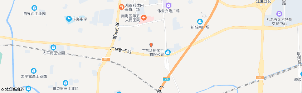 佛山胜塘南大道_公交站地图_佛山公交_妙搜公交查询2024