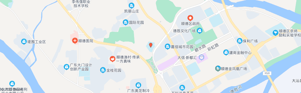 佛山南江中学_公交站地图_佛山公交_妙搜公交查询2024