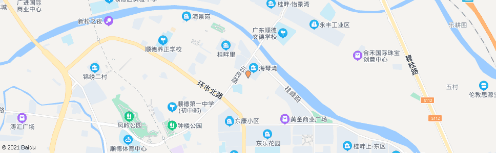 佛山海琴湾西门_公交站地图_佛山公交_妙搜公交查询2025