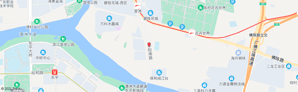 佛山华阳南路(星英半岛)_公交站地图_佛山公交_妙搜公交查询2024