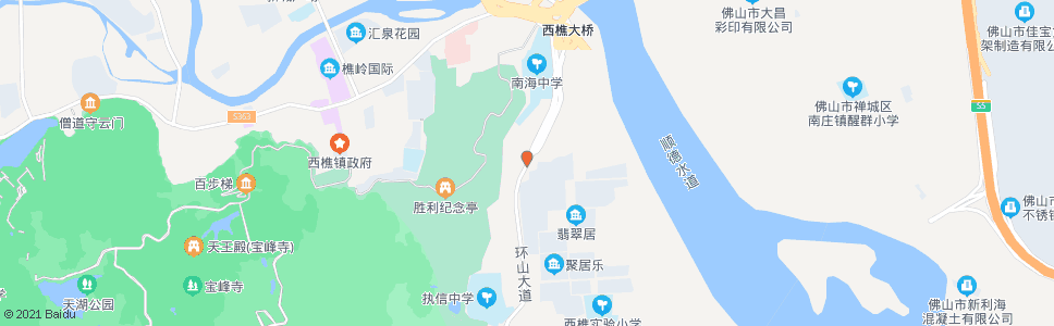 佛山山根莘村_公交站地图_佛山公交_妙搜公交查询2025