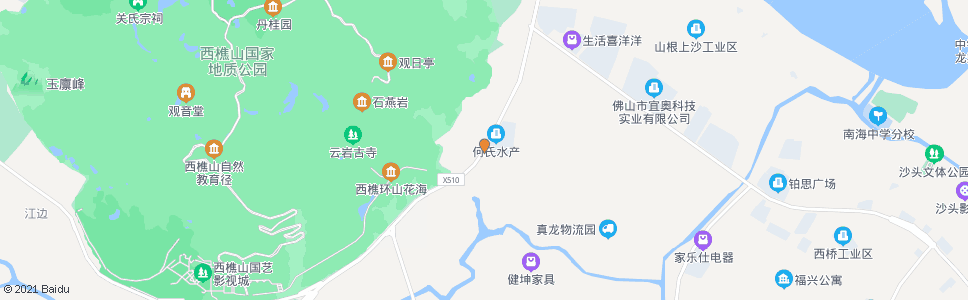 佛山大坑村_公交站地图_佛山公交_妙搜公交查询2025