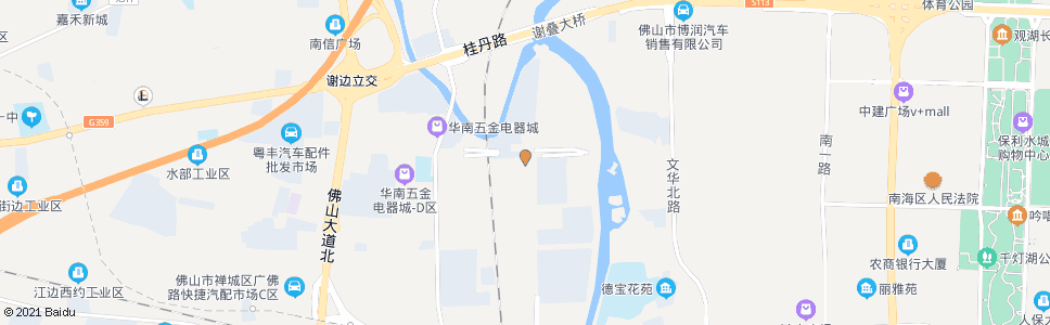 佛山西区市场_公交站地图_佛山公交_妙搜公交查询2024