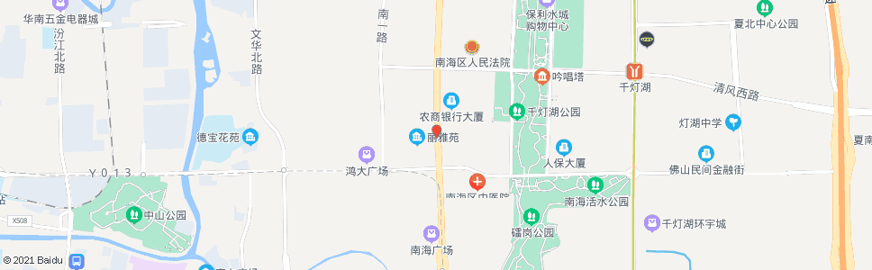 佛山南海大道海四路口(原南海人才市场)_公交站地图_佛山公交_妙搜公交查询2025