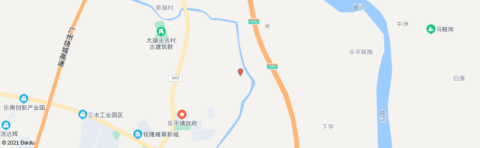 佛山水西村_公交站地图_佛山公交_妙搜公交查询2024