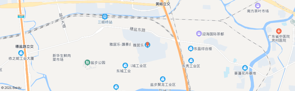 佛山穗盐路总站(雅居乐雍景豪园)_公交站地图_佛山公交_妙搜公交查询2024