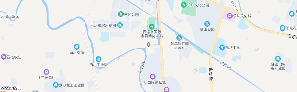 佛山沙滘东村_公交站地图_佛山公交_妙搜公交查询2025