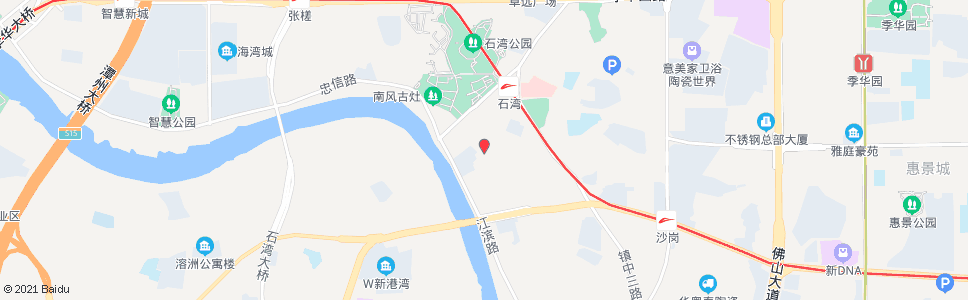 佛山跃进路临时站_公交站地图_佛山公交_妙搜公交查询2024