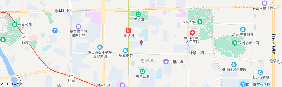 佛山城南小学_公交站地图_佛山公交_妙搜公交查询2025