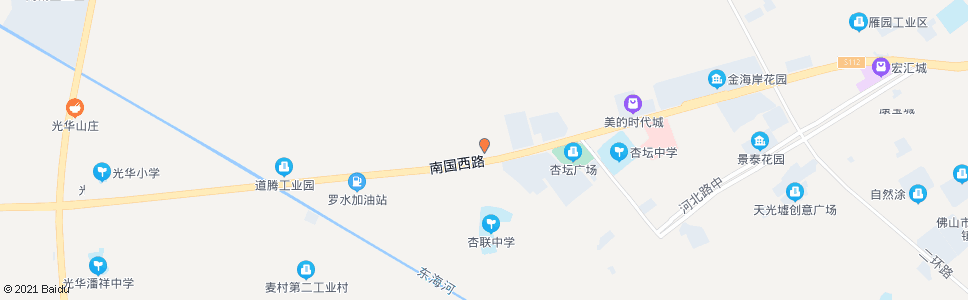 佛山齐龙路口(杏龙路)_公交站地图_佛山公交_妙搜公交查询2024