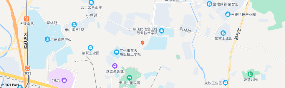 广州大淋岗村_公交站地图_广州公交_妙搜公交查询2024