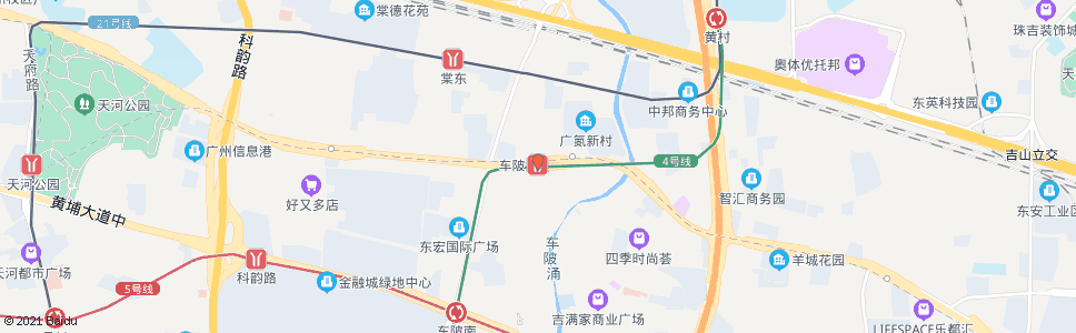 广州车陂站_公交站地图_广州公交_妙搜公交查询2025