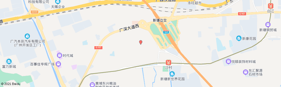 广州范沙村_公交站地图_广州公交_妙搜公交查询2025