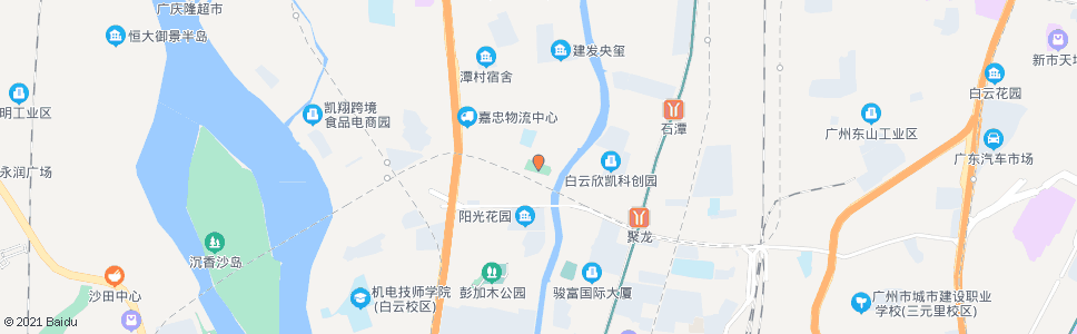 广州潭村综合市场_公交站地图_广州公交_妙搜公交查询2025