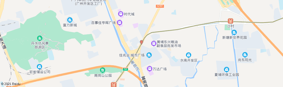 广州东兴市场(广深公路)_公交站地图_广州公交_妙搜公交查询2024