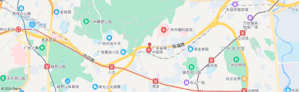 广州恒福路总站_公交站地图_广州公交_妙搜公交查询2025