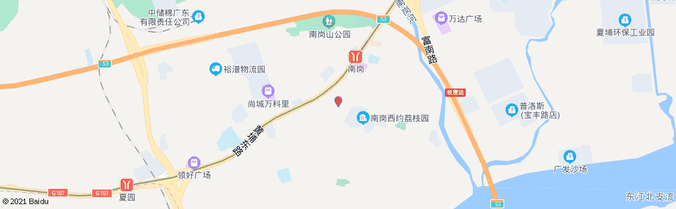 广州南岗西路口_公交站地图_广州公交_妙搜公交查询2025