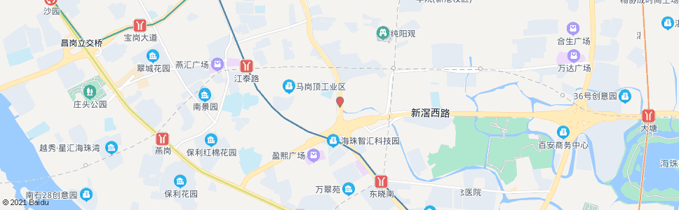 广州瑞南新村_公交站地图_广州公交_妙搜公交查询2024