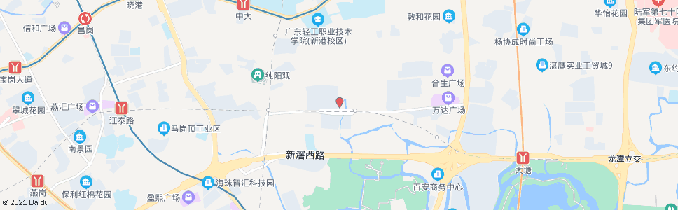 广州逸景西路总站(珠江国际纺织城)_公交站地图_广州公交_妙搜公交查询2025