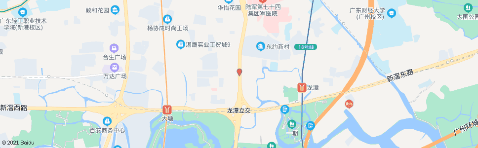 广州龙潭村_公交站地图_广州公交_妙搜公交查询2024