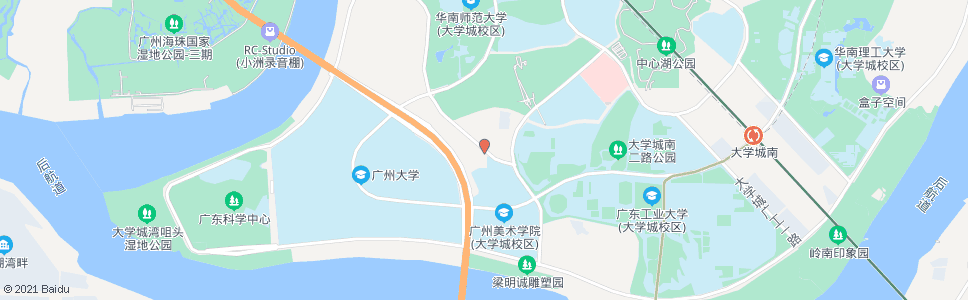 广州市国家档案馆南总站(大学城)_公交站地图_广州公交_妙搜公交查询2024