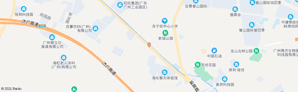 广州永顺大道(民兵路口)_公交站地图_广州公交_妙搜公交查询2024