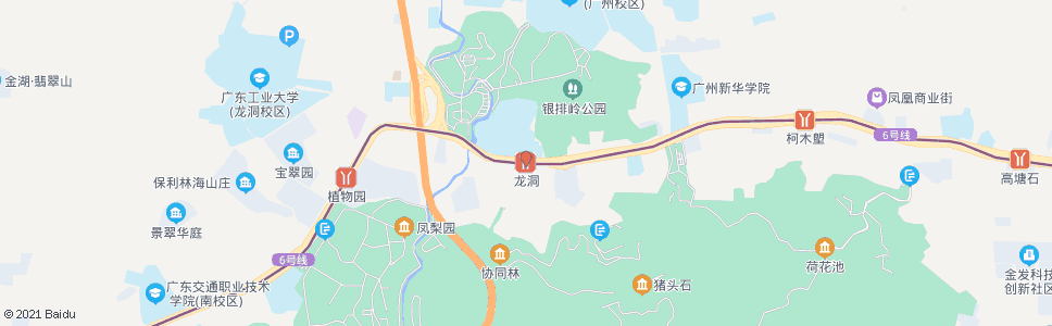 广州龙洞站_公交站地图_广州公交_妙搜公交查询2024