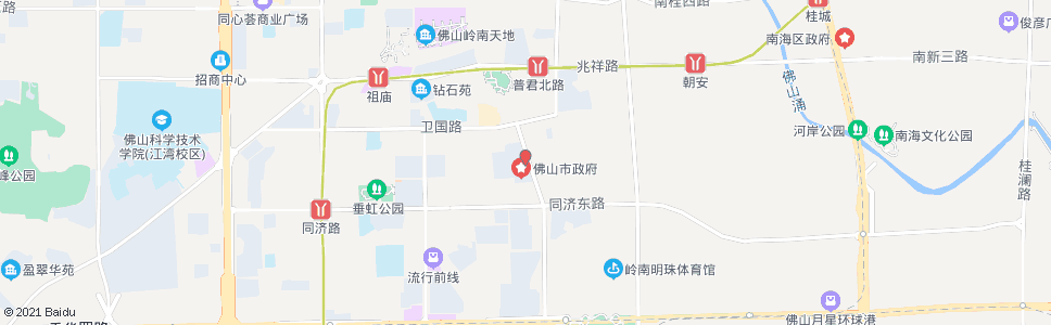 广州工业大道北(万胜易购物广场)_公交站地图_广州公交_妙搜公交查询2024