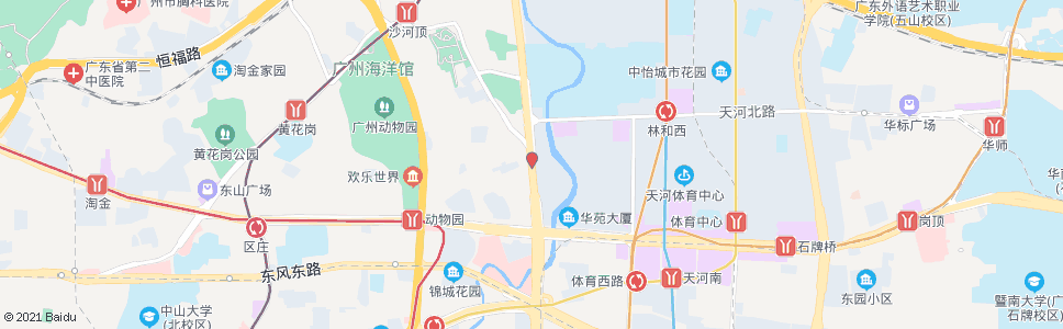 广州建设大道中_公交站地图_广州公交_妙搜公交查询2025