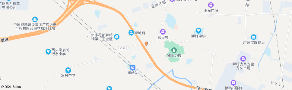 广州狮岭汽车站_公交站地图_广州公交_妙搜公交查询2024