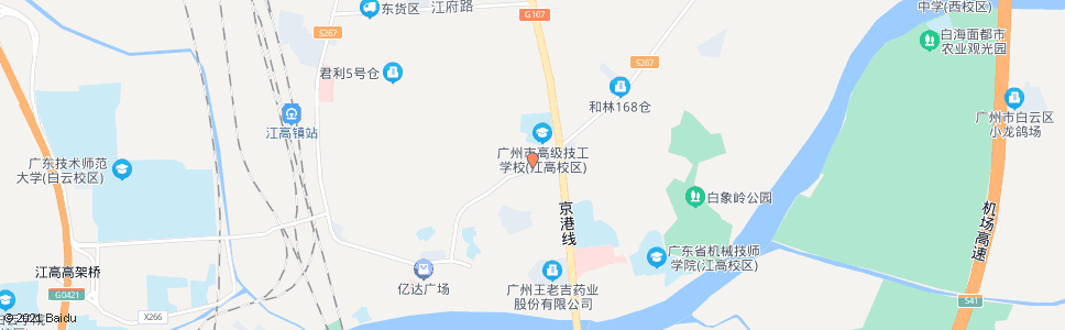 广州方石村(江人路)_公交站地图_广州公交_妙搜公交查询2024