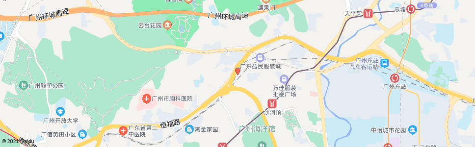 广州濂泉路总站(益民服装城)_公交站地图_广州公交_妙搜公交查询2025