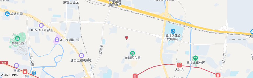 广州茅岗新村_公交站地图_广州公交_妙搜公交查询2024