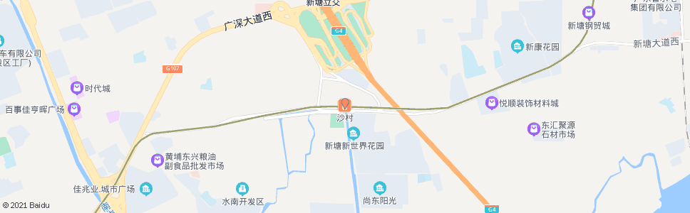 广州梅沙村_公交站地图_广州公交_妙搜公交查询2024