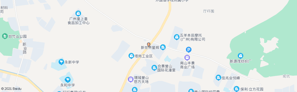 广州翟洞村_公交站地图_广州公交_妙搜公交查询2025