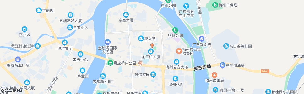 梅州群众艺术馆_公交站地图_梅州公交_妙搜公交查询2025