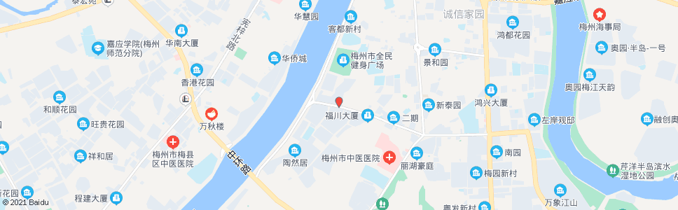 梅州客都新村_公交站地图_梅州公交_妙搜公交查询2024