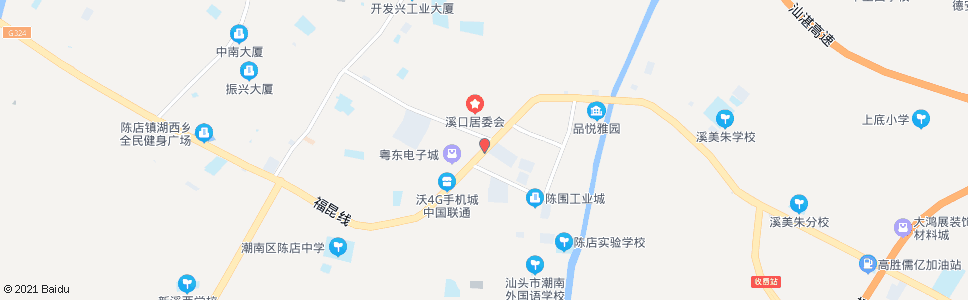 汕头陈店电子城_公交站地图_汕头公交_妙搜公交查询2024