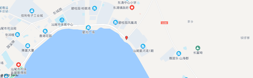 汕尾海滨大道_公交站地图_汕尾公交_妙搜公交查询2025