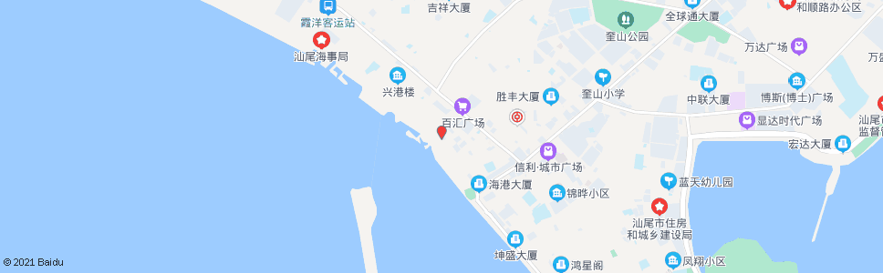 汕尾海关联检_公交站地图_汕尾公交_妙搜公交查询2025