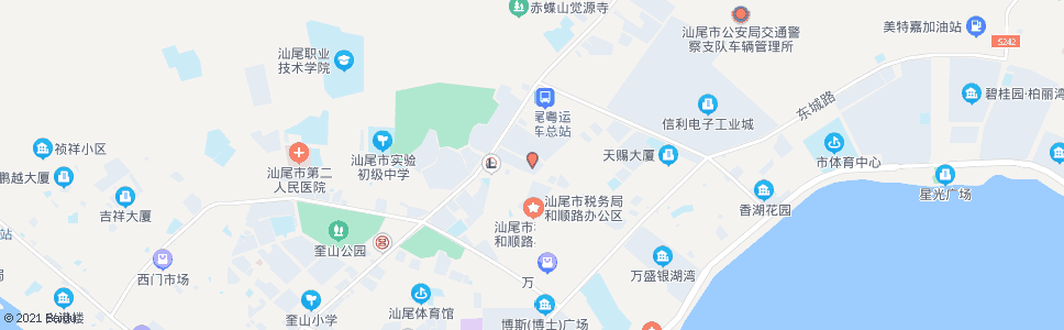 汕尾市法院_公交站地图_汕尾公交_妙搜公交查询2024