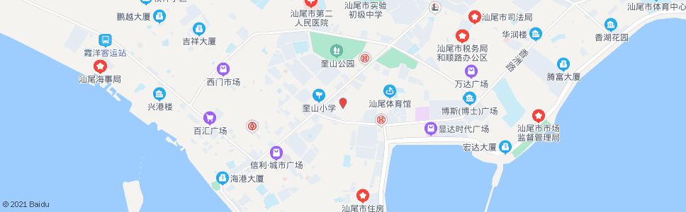 汕尾奎山路口_公交站地图_汕尾公交_妙搜公交查询2025