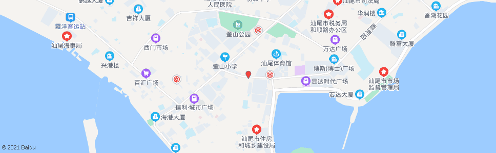 汕尾滨海路口_公交站地图_汕尾公交_妙搜公交查询2025