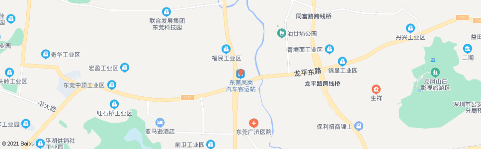 深圳东莞市凤岗汽车客运站_公交站地图_深圳公交_妙搜公交查询2024