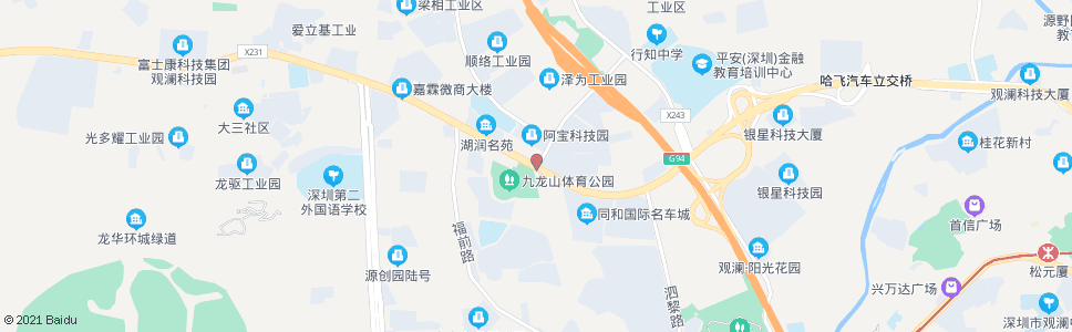 深圳大富工业区路口_公交站地图_深圳公交_妙搜公交查询2024