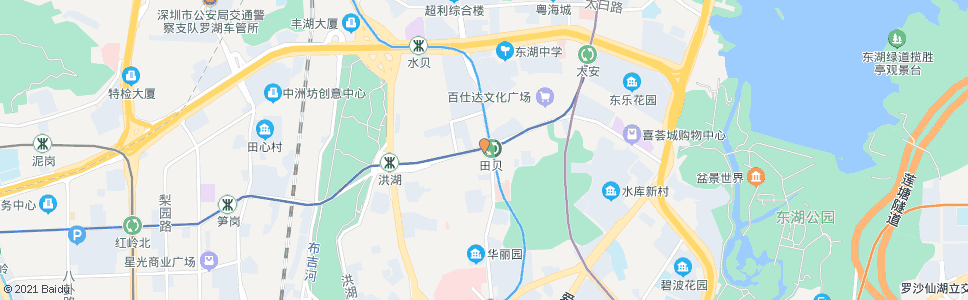 深圳田贝站_公交站地图_深圳公交_妙搜公交查询2025